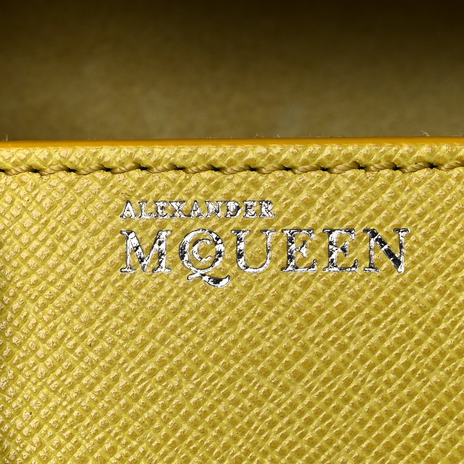Alexander McQueen Calfskin Mini Heroine Yellow 6 of 13