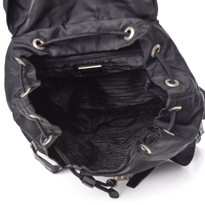 Prada Nylon Vela Medium Backpack Black 7 of 17