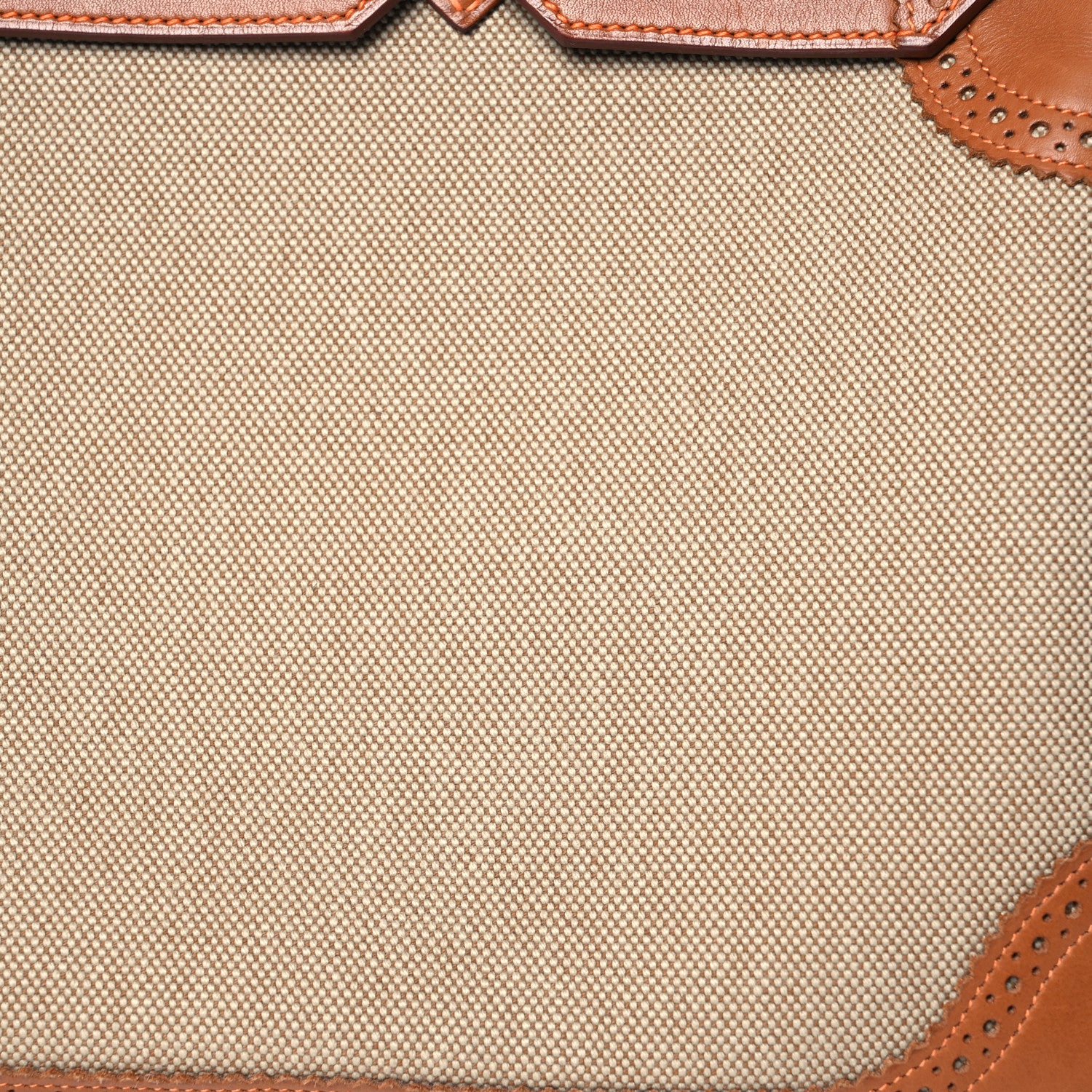 Hermes Barenia Toile Ghillies Birkin 35 Fauve 7 of 16
