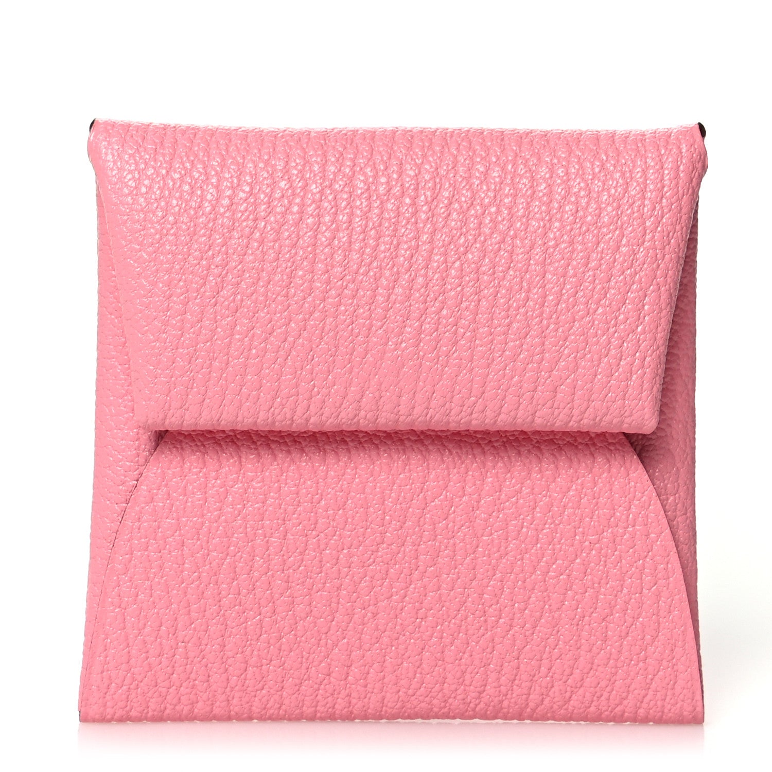 Hermes Chevre Mysore Verso Bastia Coin Purse Rose Confetti Brique 1 of 7