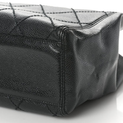 Chanel Caviar Quilted Shopping Tote Black 10 of 11