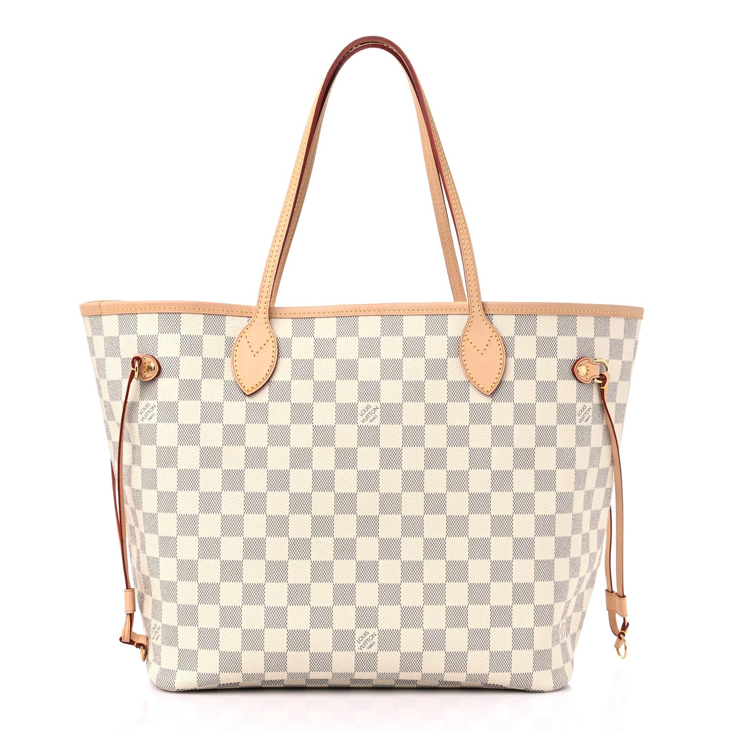 Damier Azur Neo Neverfull MM Rose Ballerine
