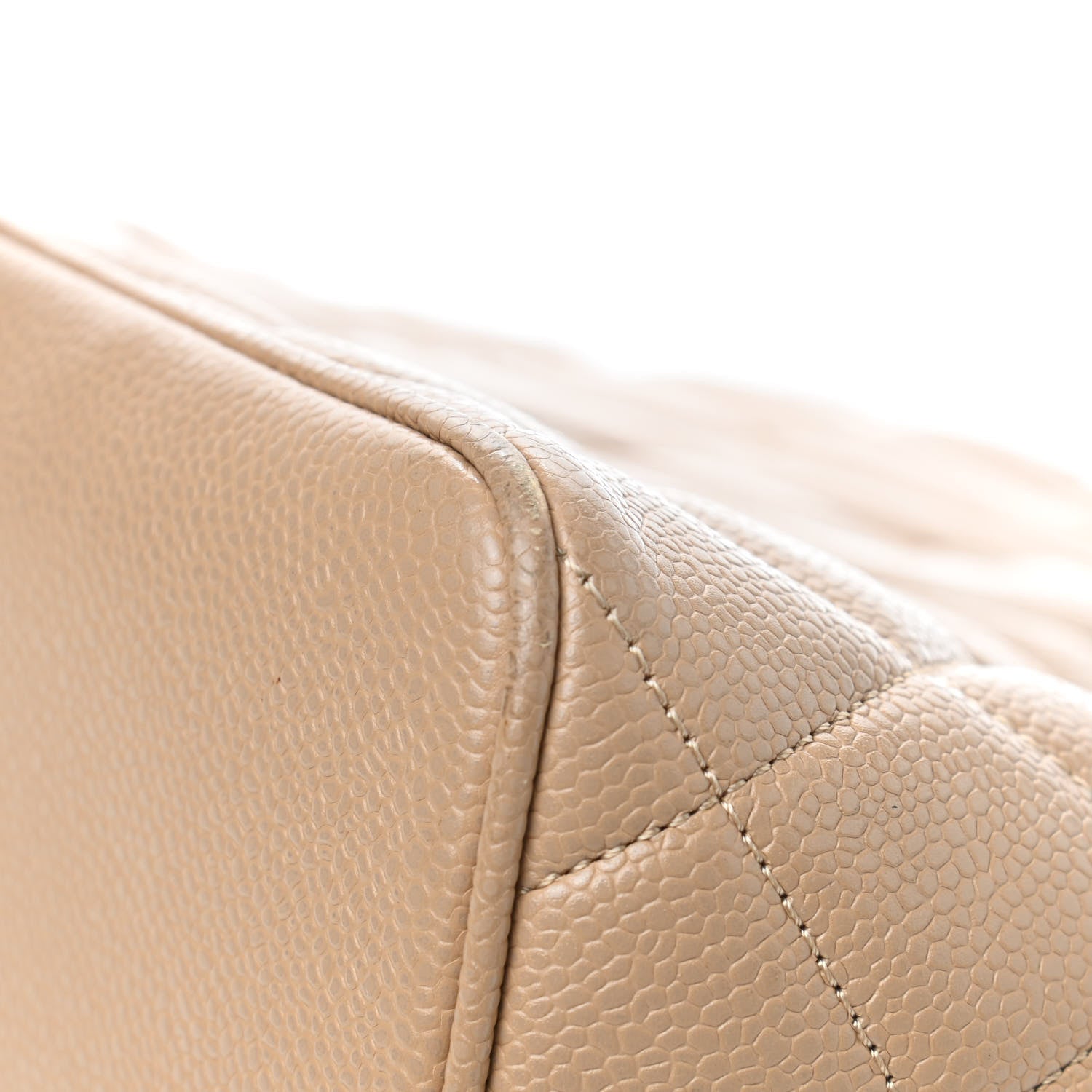 Chanel Caviar Quilted Medallion Tote Beige 8 of 12
