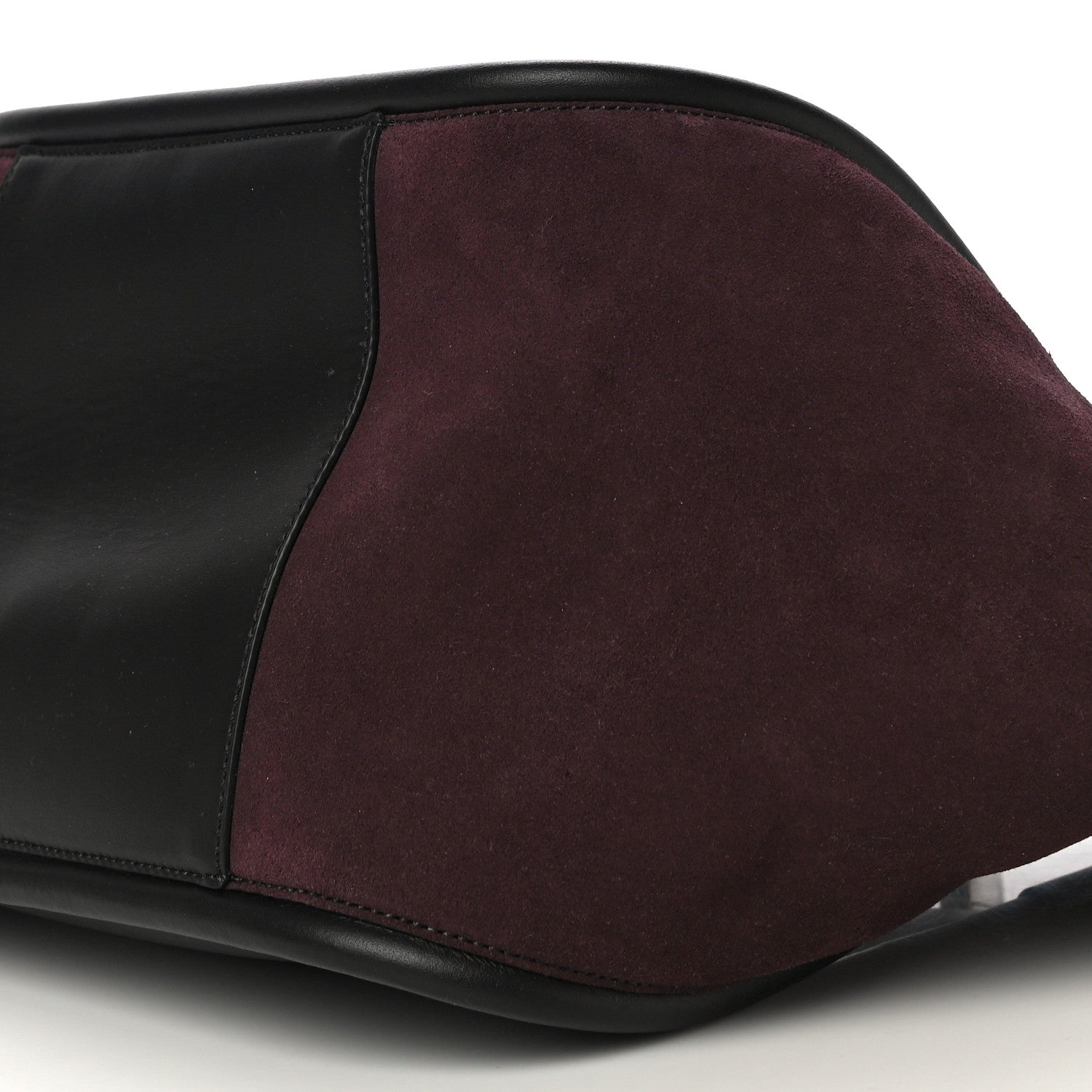 Proenza Schouler Calfskin Ruched Tote Black Chocolate Plum 9 of 10