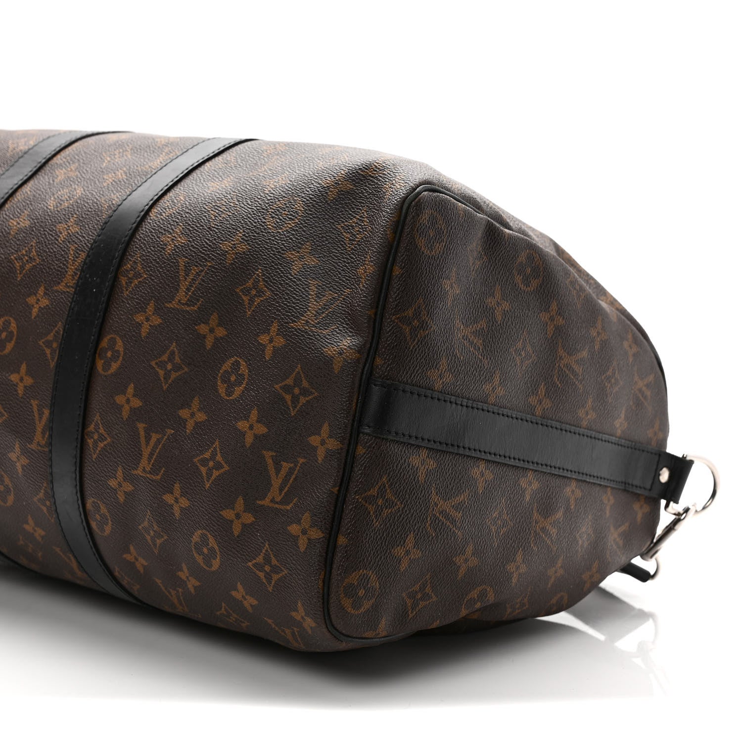 Louis Vuitton Monogram Macassar Keepall Bandouliere 45 8 of 10