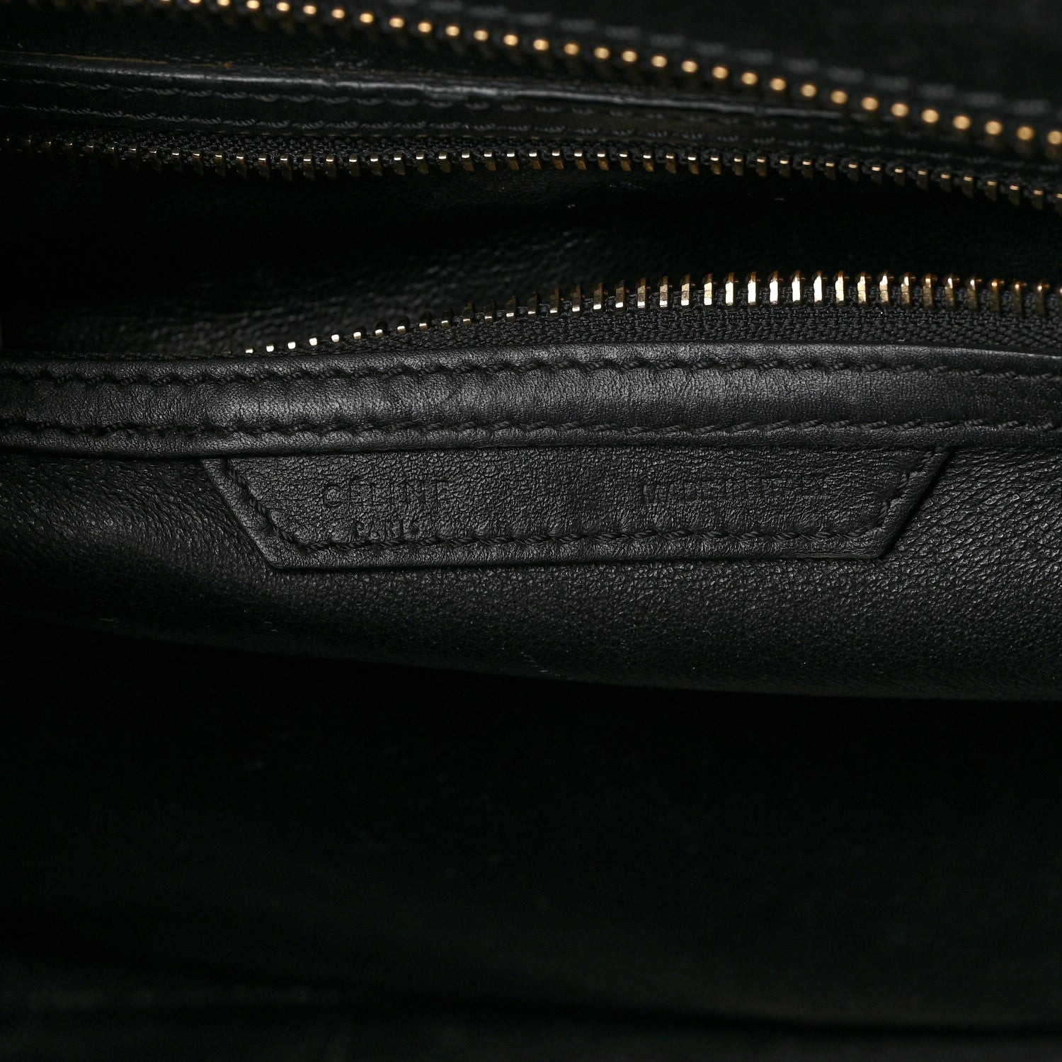 Celine Smooth Calfskin Mini Luggage Black 6 of 9