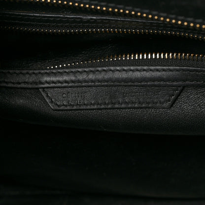 Celine Smooth Calfskin Mini Luggage Black 6 of 9