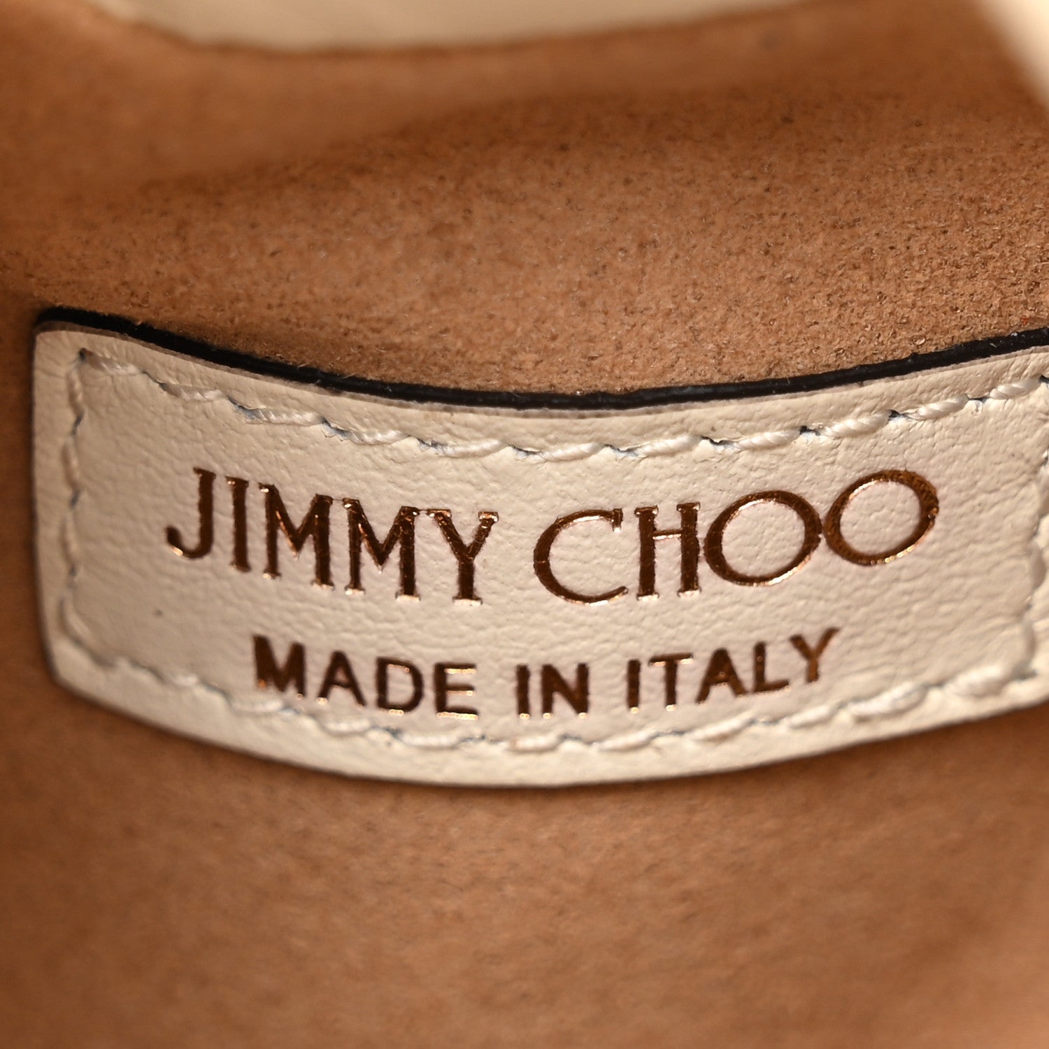 Jimmy Choo Goatskin Micro Star Studded Bon Bon Bucket Bag White 6 of 10