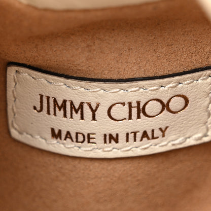 Jimmy Choo Goatskin Micro Star Studded Bon Bon Bucket Bag White 6 of 10