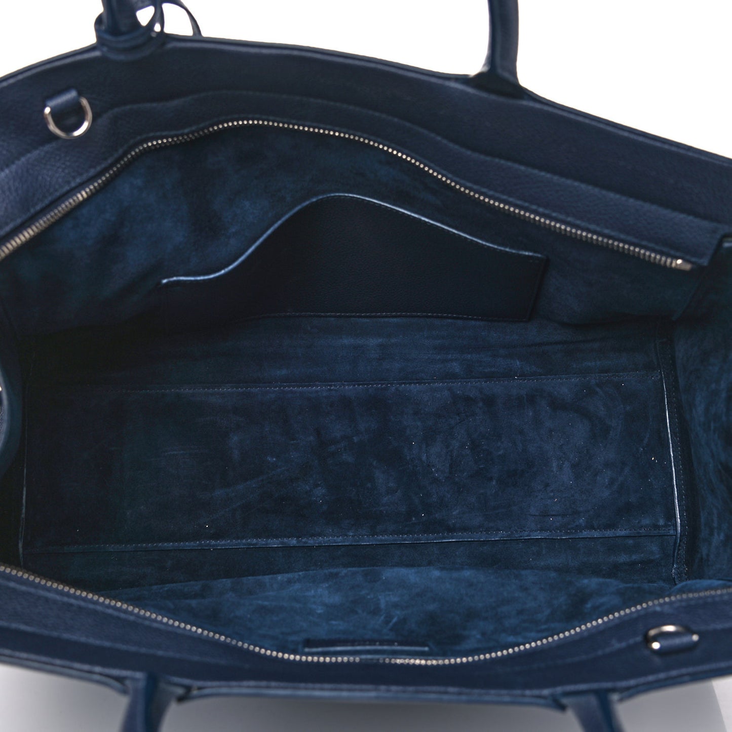 Calfskin Medium Rive Gauche Cabas Navy Blue