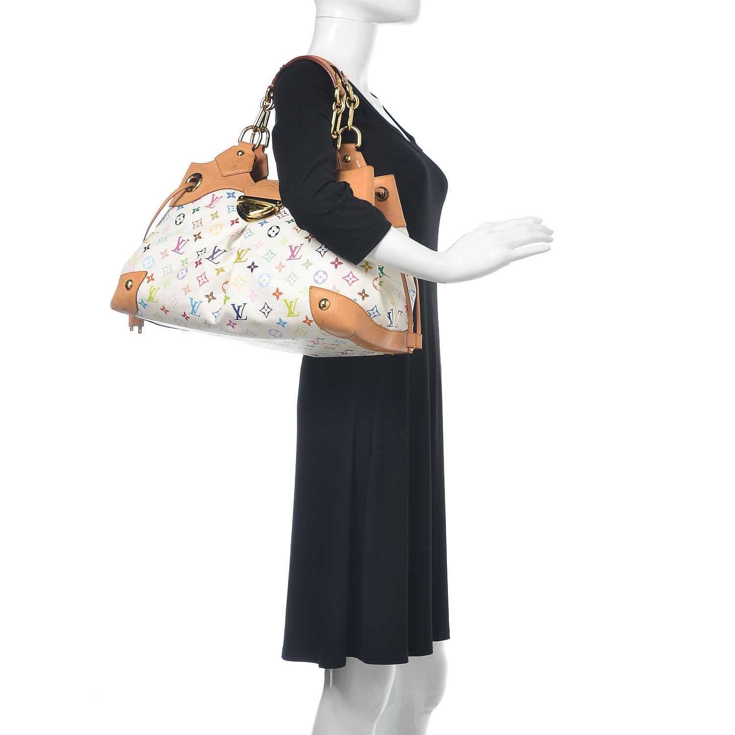 Louis Vuitton Monogram Multicolor Ursula White 2 of 23