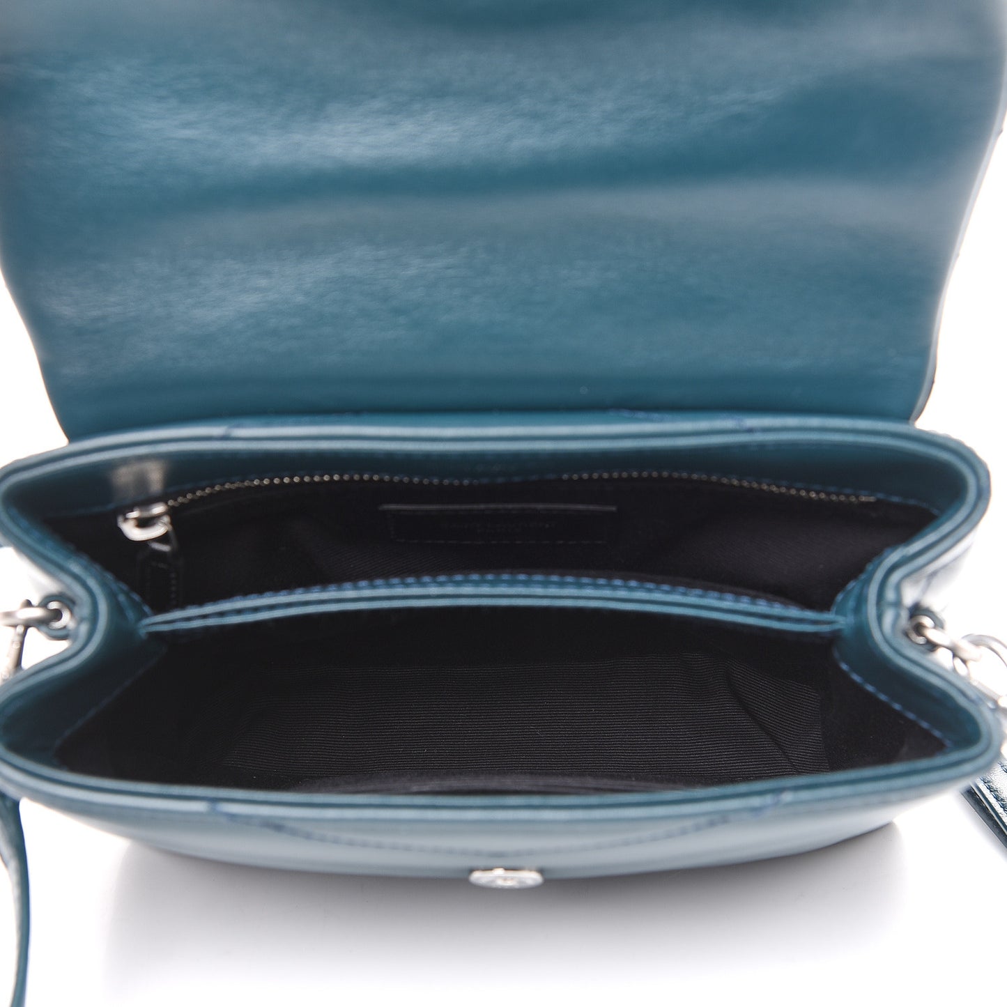 Calfskin Y Quilted Monogram Toy Loulou Satchel Dark Green