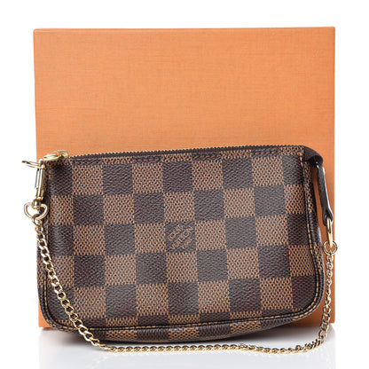 Louis Vuitton Damier Ebene Mini Pochette Accessories 10 of 10