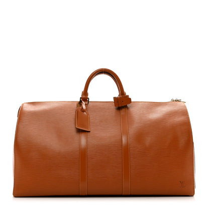 Louis Vuitton Epi Keepall 55 Cipango 1 of 11