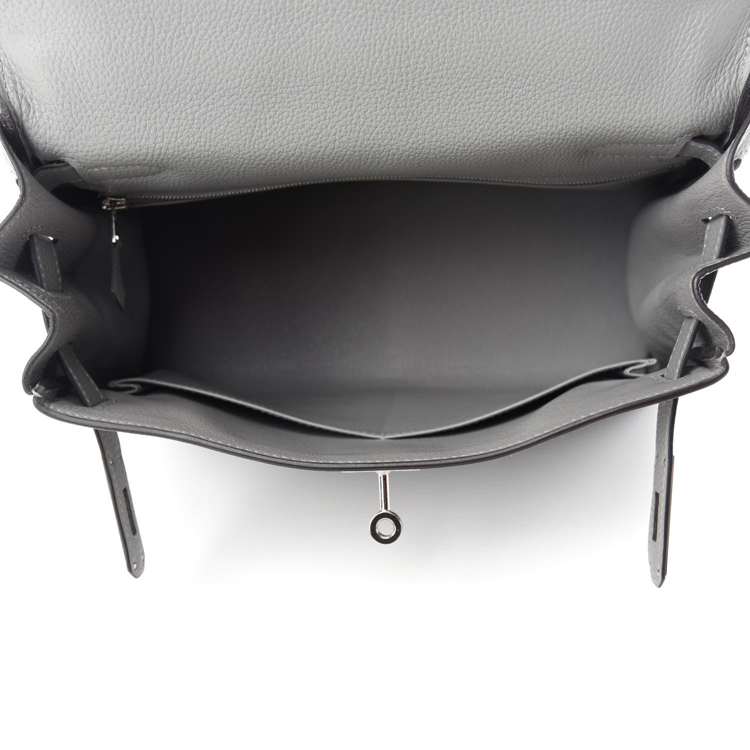 Hermes Togo Kelly Retourne 28 Gris Mouette 5 of 11