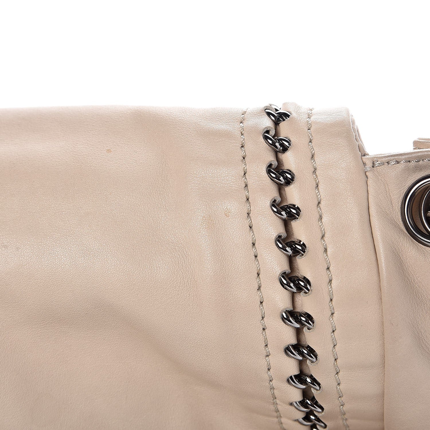 Chanel Smooth Calfskin Luxe Ligne Flap Light Beige 10 of 11