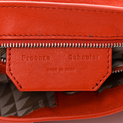 Proenza Schouler Lambskin PS1 Large Satchel Orange Pepper 6 of 10