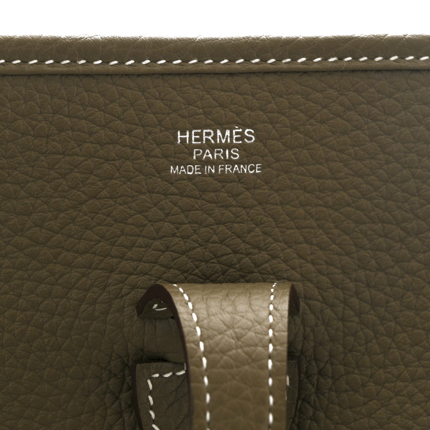 Hermes Taurillon Clemence EVELYNE III PM Etoupe 6 of 11