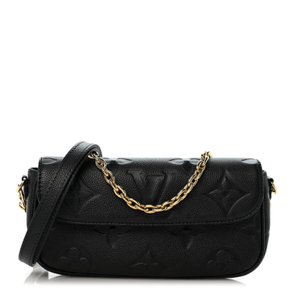 Louis Vuitton Empreinte Monogram Giant Ivy Wallet On Chain Black 1 of 11