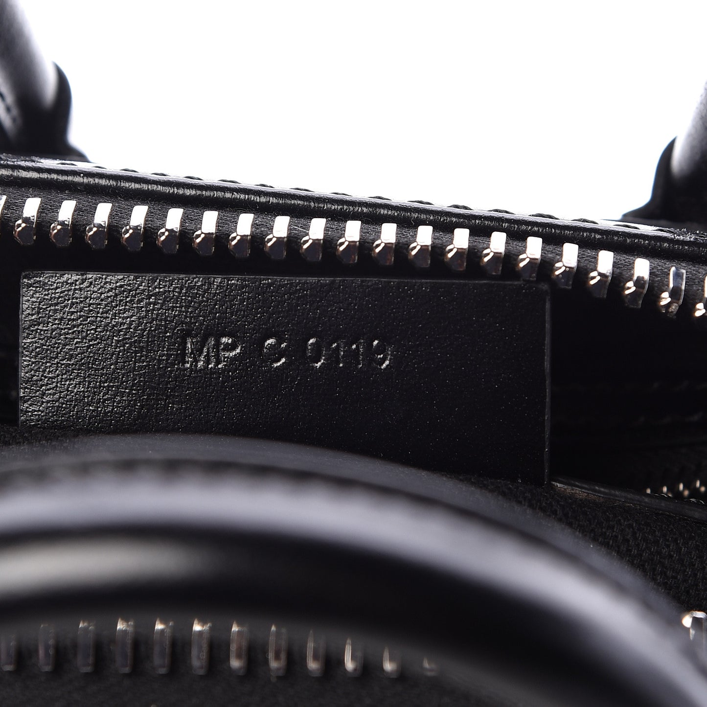 Shiny Lord Calfskin Mini Antigona Black