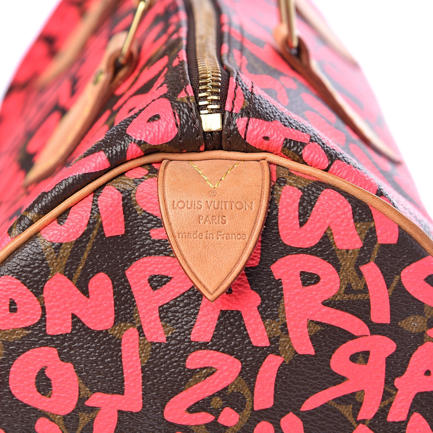 Louis Vuitton Monogram Graffiti Speedy 30 Fuchsia 6 of 13