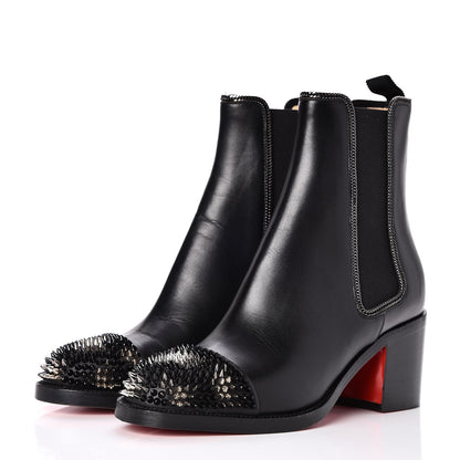 Christian Louboutin Veau Velours Otaboo 70 Chelsea Boots 35 Black 3 of 8