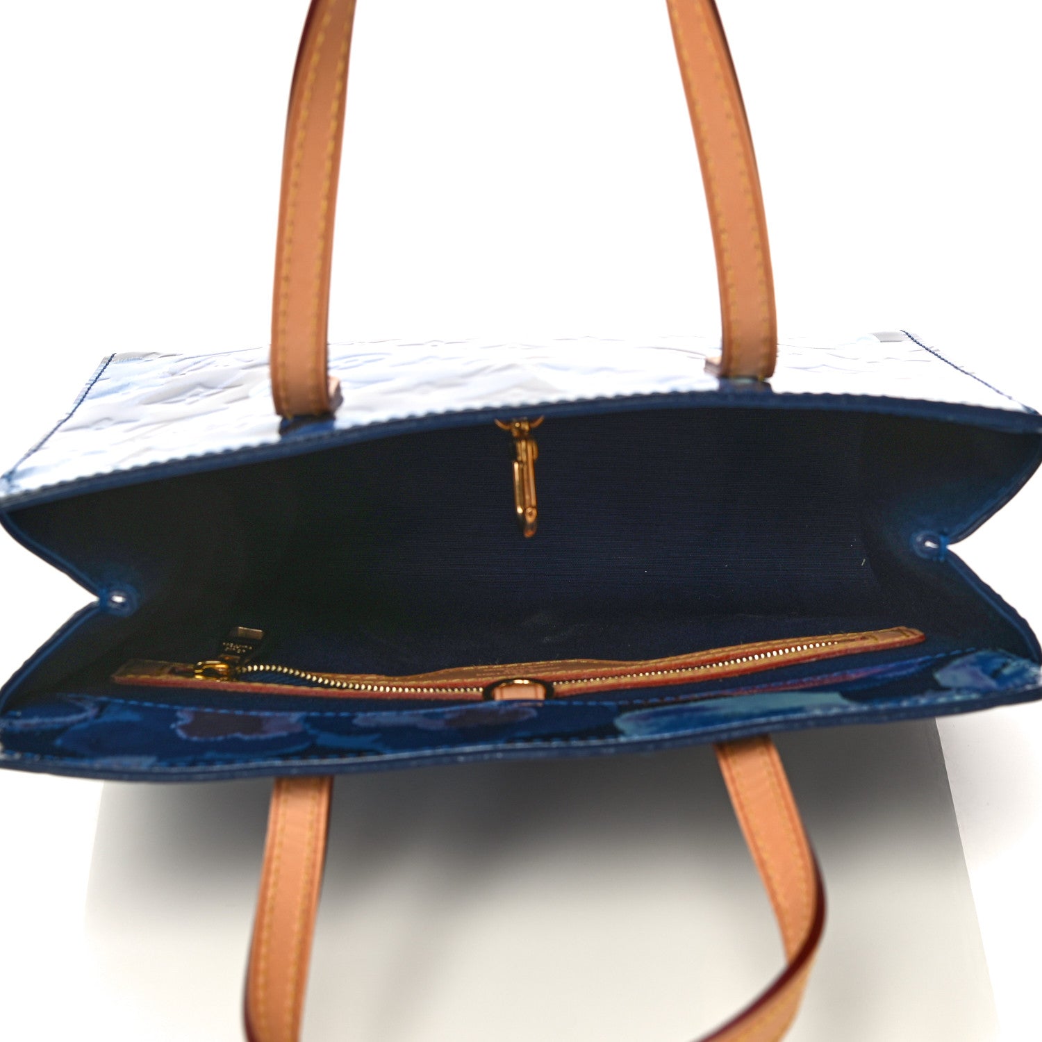 Louis Vuitton Vernis Ikat Catalina BB Grand Blue 5 of 9