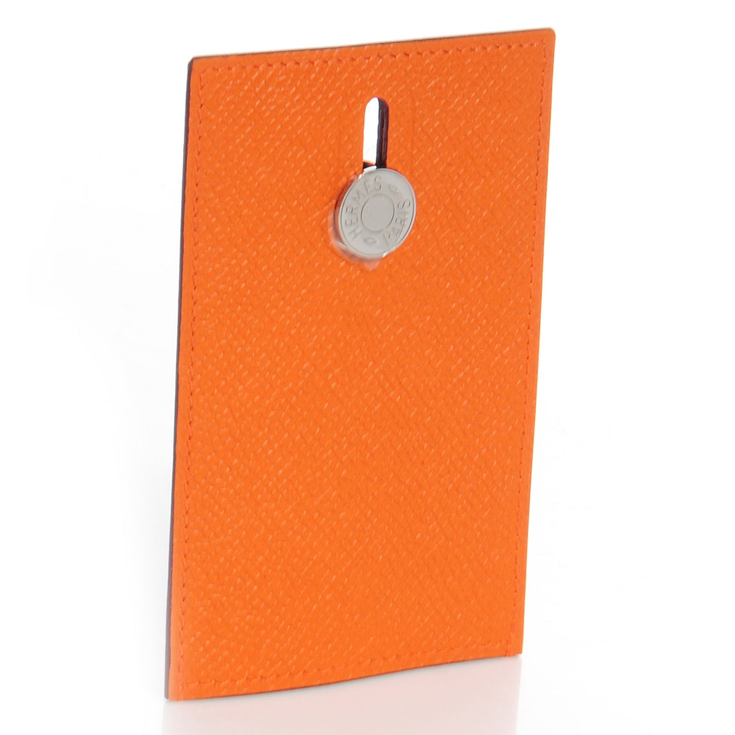 Epsom Diabolo Card Holder Case Orange