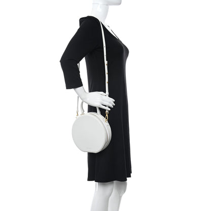 Mansur Gavriel Calfskin Circle Crossbody Bag White 2 of 16