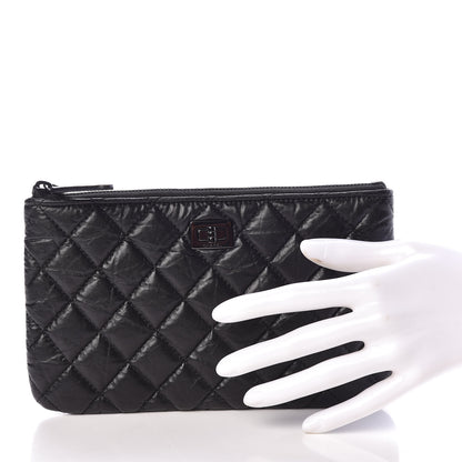 Chanel Aged Calfskin Quilted Medium Reissue Cosmetic Case So Black 2 of 8