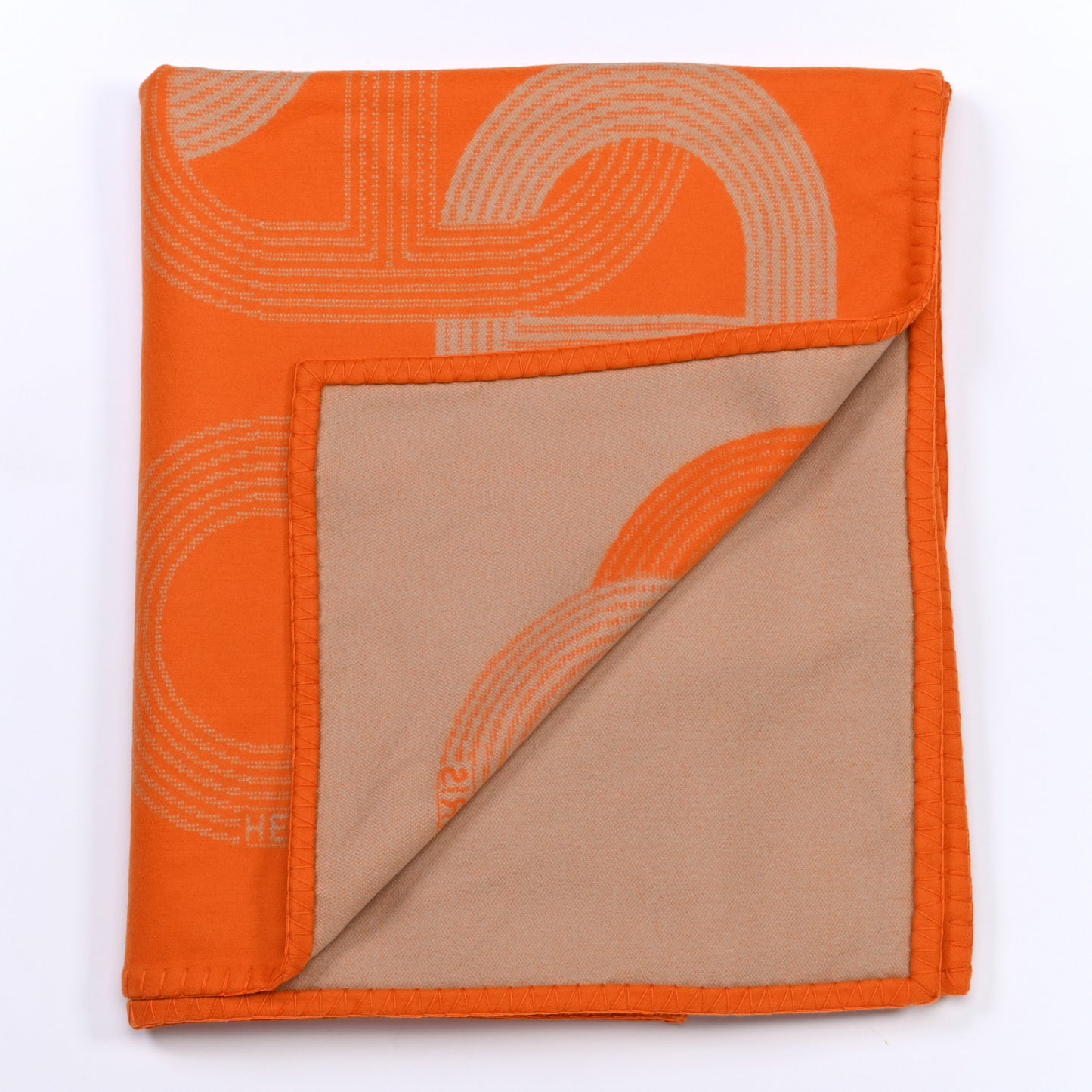 Wool Circuit 24 Blanket Orange Sable