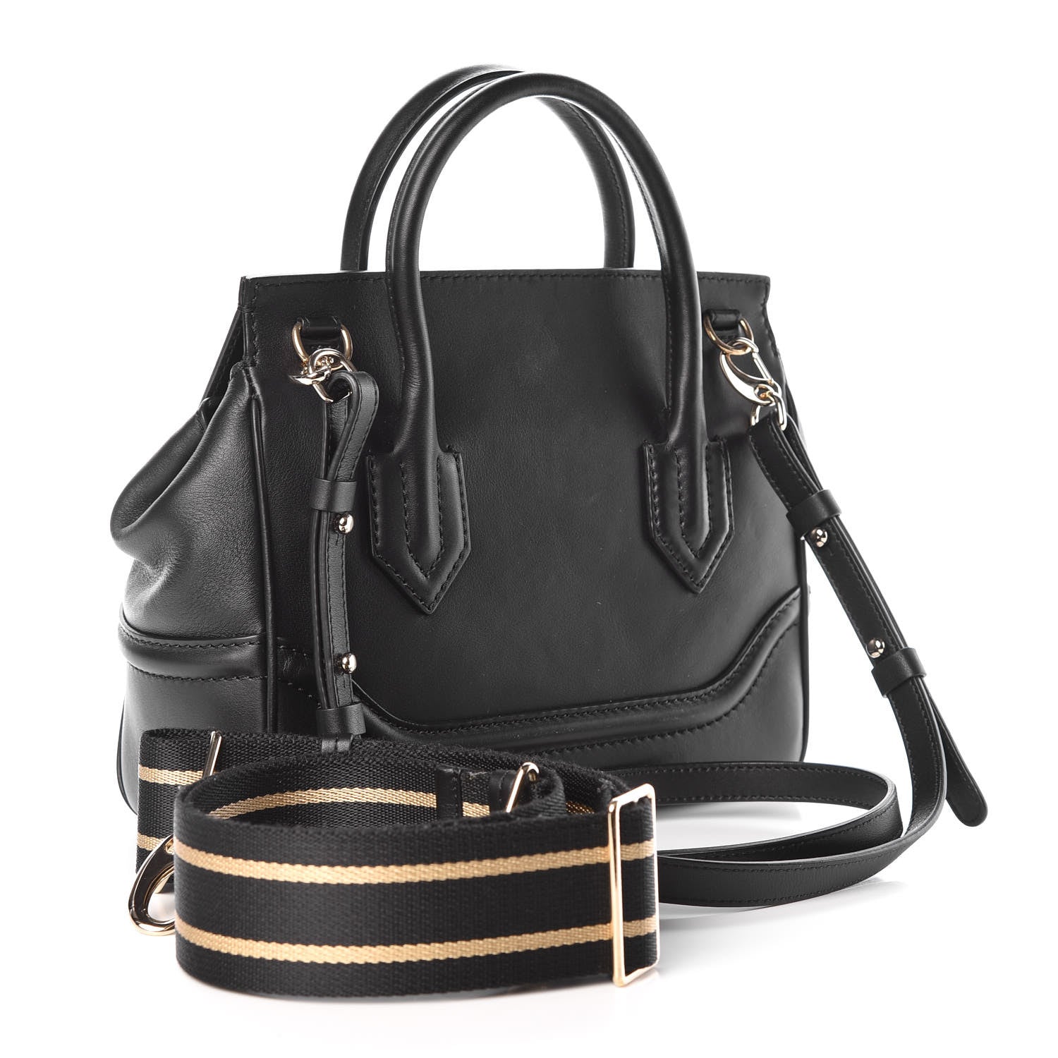 Versace Calfskin Medium Palazzo Empire Bag Black 5 of 10