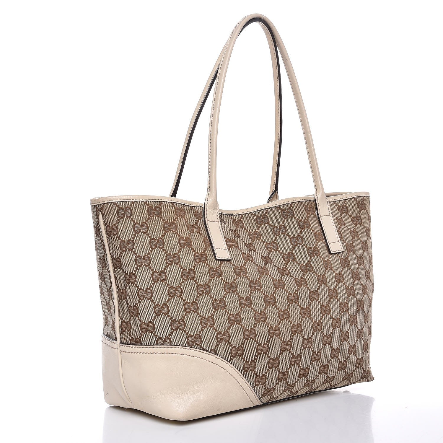 Gucci Monogram Medium New Britt Tote Off White 3 of 14