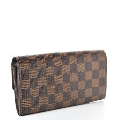 Louis Vuitton Damier Ebene Sarah Wallet 3 of 14