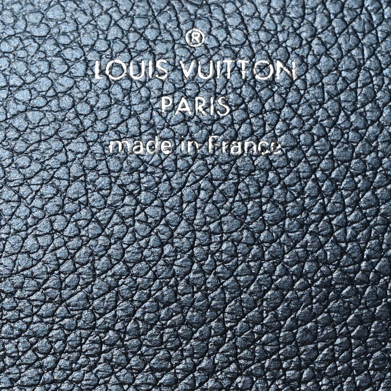 Louis Vuitton Metallic Empreinte Business Card Holder Navy Nacre 5 of 6