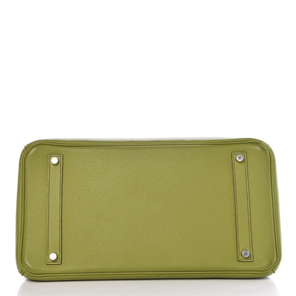 Hermes Togo Birkin 35 Vert Anis 6 of 41