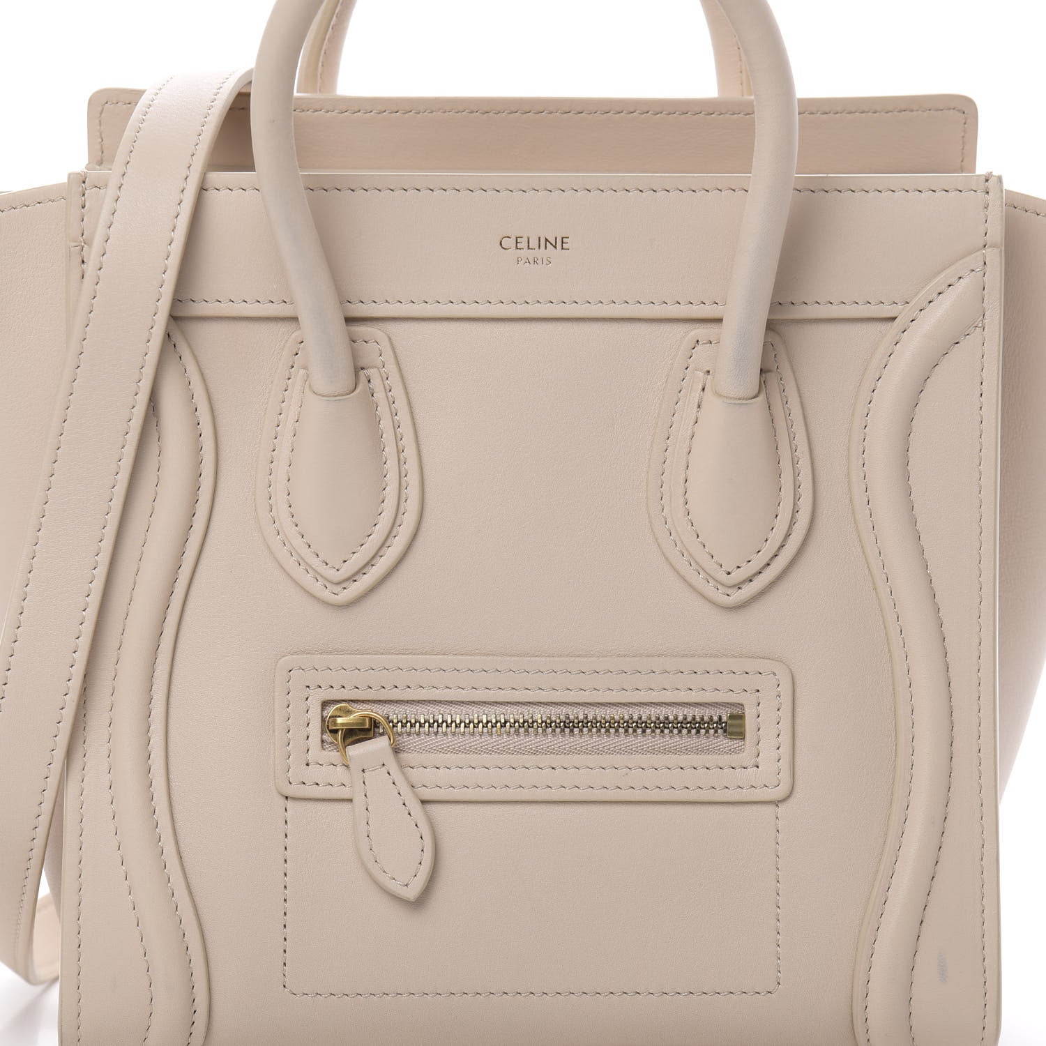 Celine Smooth Calfskin Nano Luggage Powder 9 of 21