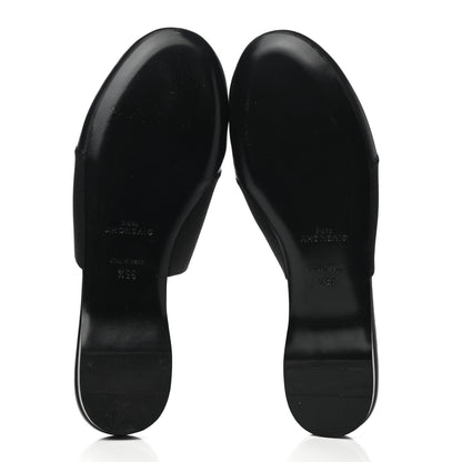 Givenchy Calfskin Bedford Logo Mule Slides 35.5 Black 5 of 7