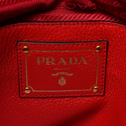 Prada Vitello Phenix Tote Rosso 9 of 10