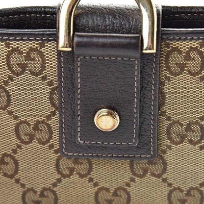 Gucci Monogram D Ring Compact Wallet Dark Brown 14 of 14