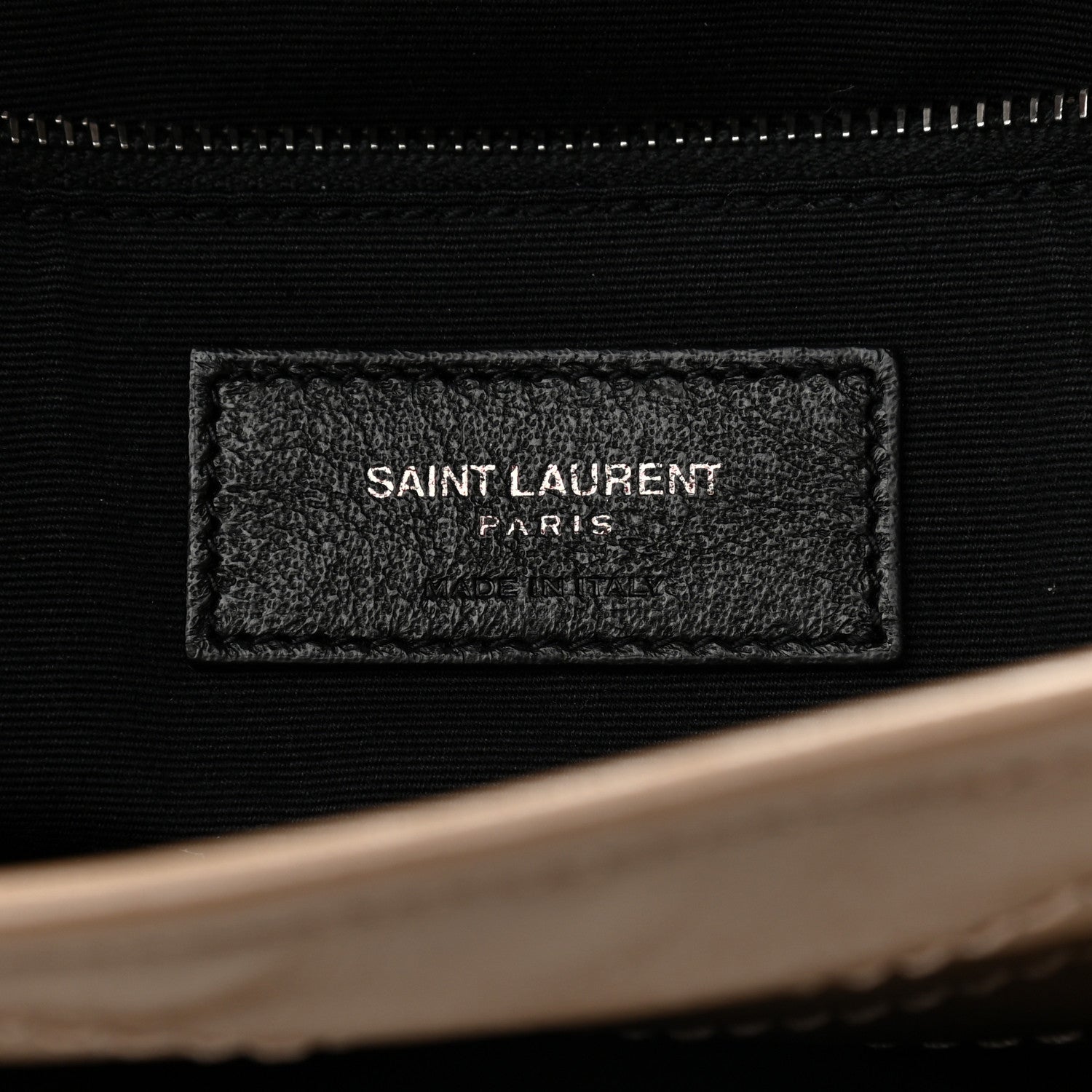 Saint Laurent Crinkled Calfskin Matelasse Monogram Medium Niki Chain Satchel Light Taupe 6 of 11
