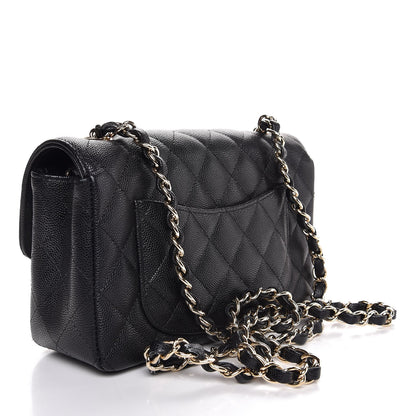 Chanel Caviar Quilted Mini Rectangular Flap Black 3 of 8