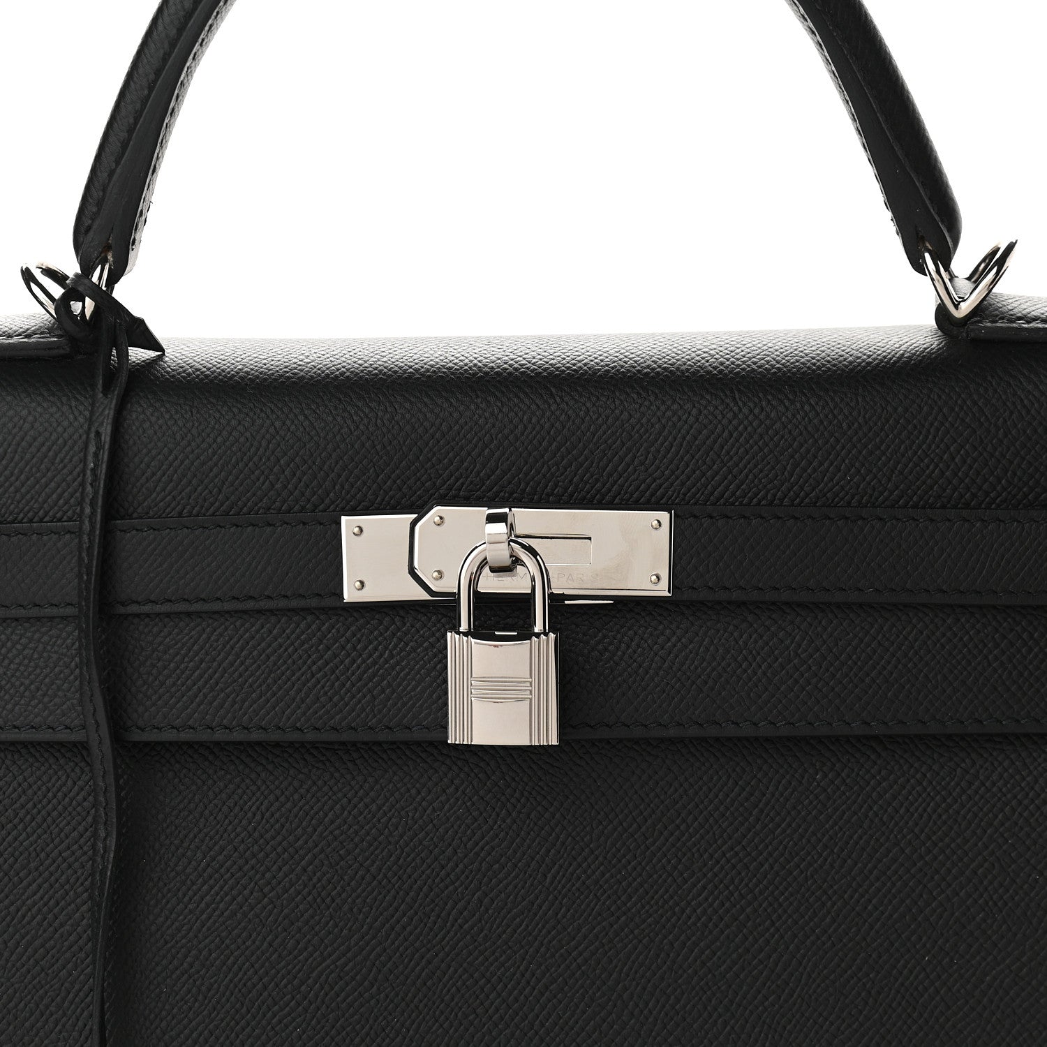 Hermes Epsom Kelly Sellier 32 Black 10 of 11