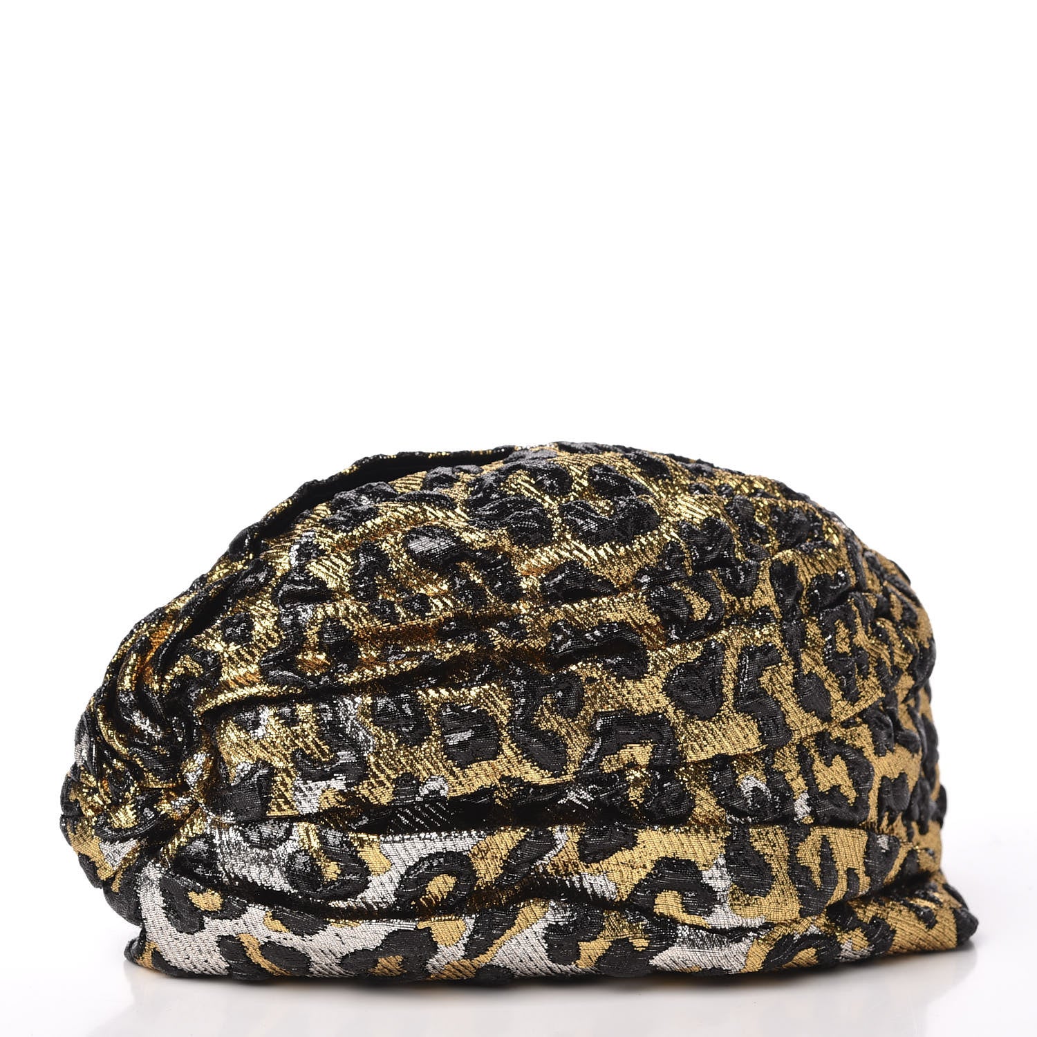 Gucci Metallic Leonte Turban L 58 Black Gold 2 of 8