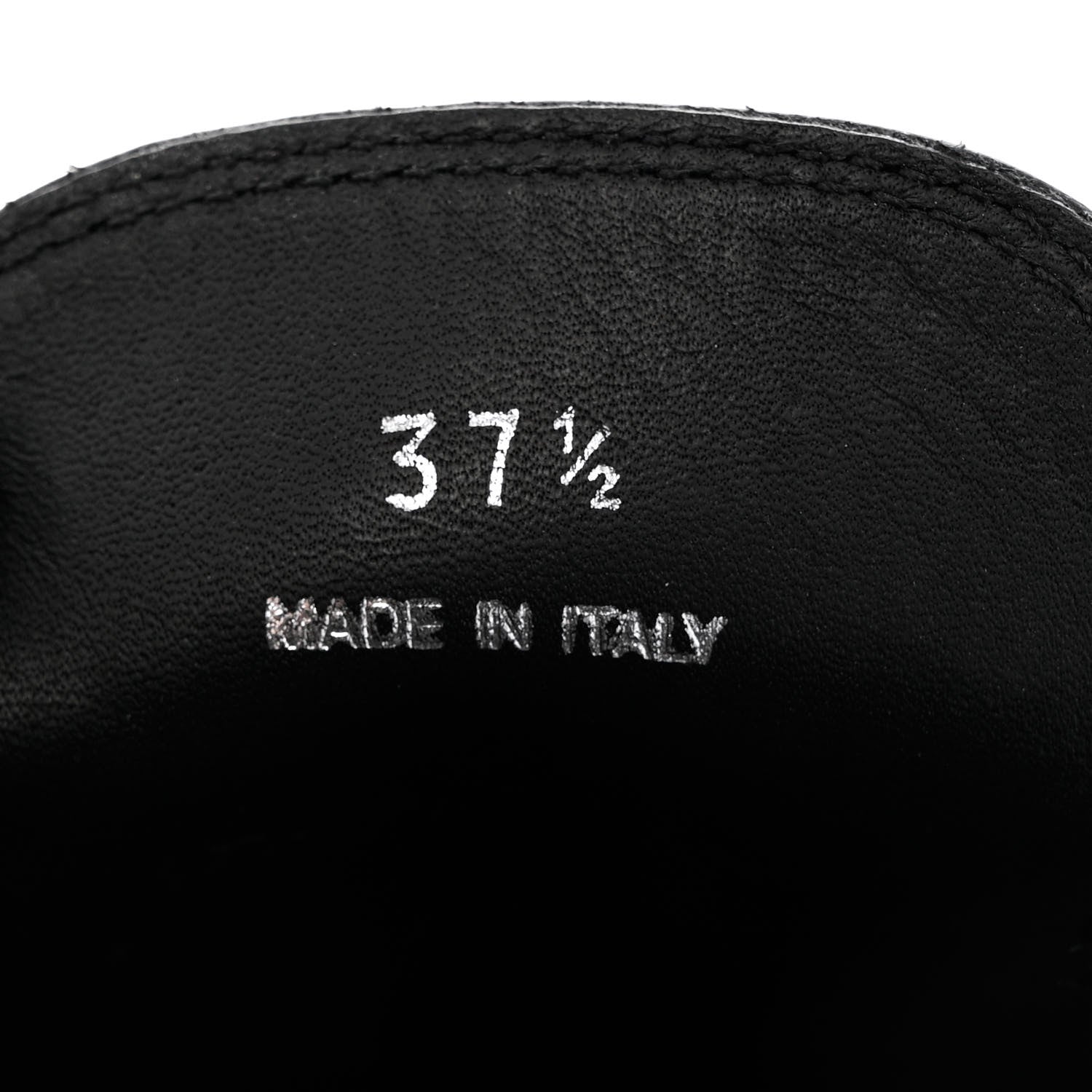 Prada Spazzolato Triangle 40mm Loafer Mules 37.5 Black 6 of 10