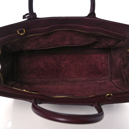 Saint Laurent Calfskin Medium Rive Gauche Cabas Bordeaux 5 of 14
