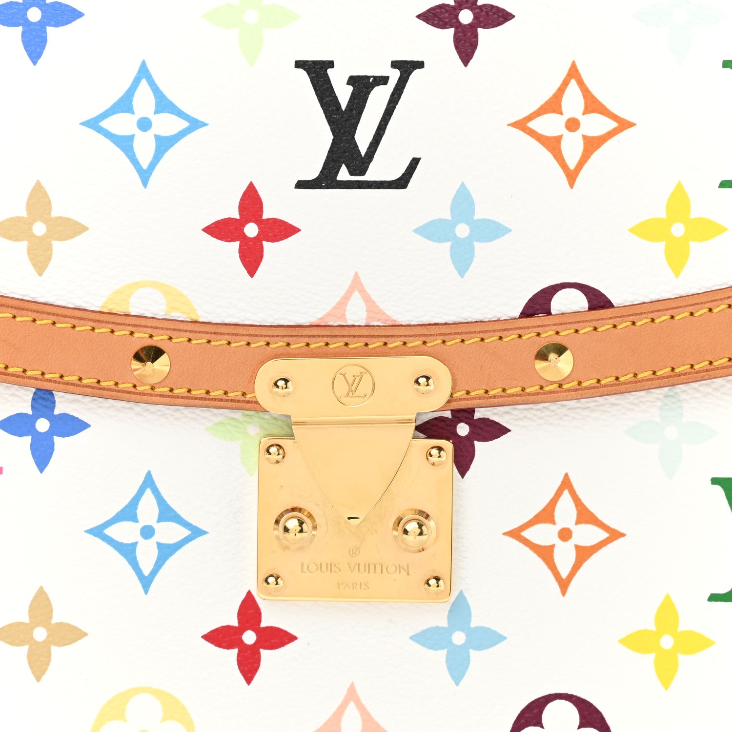 Louis Vuitton Monogram Multicolor Sologne White 9 of 11