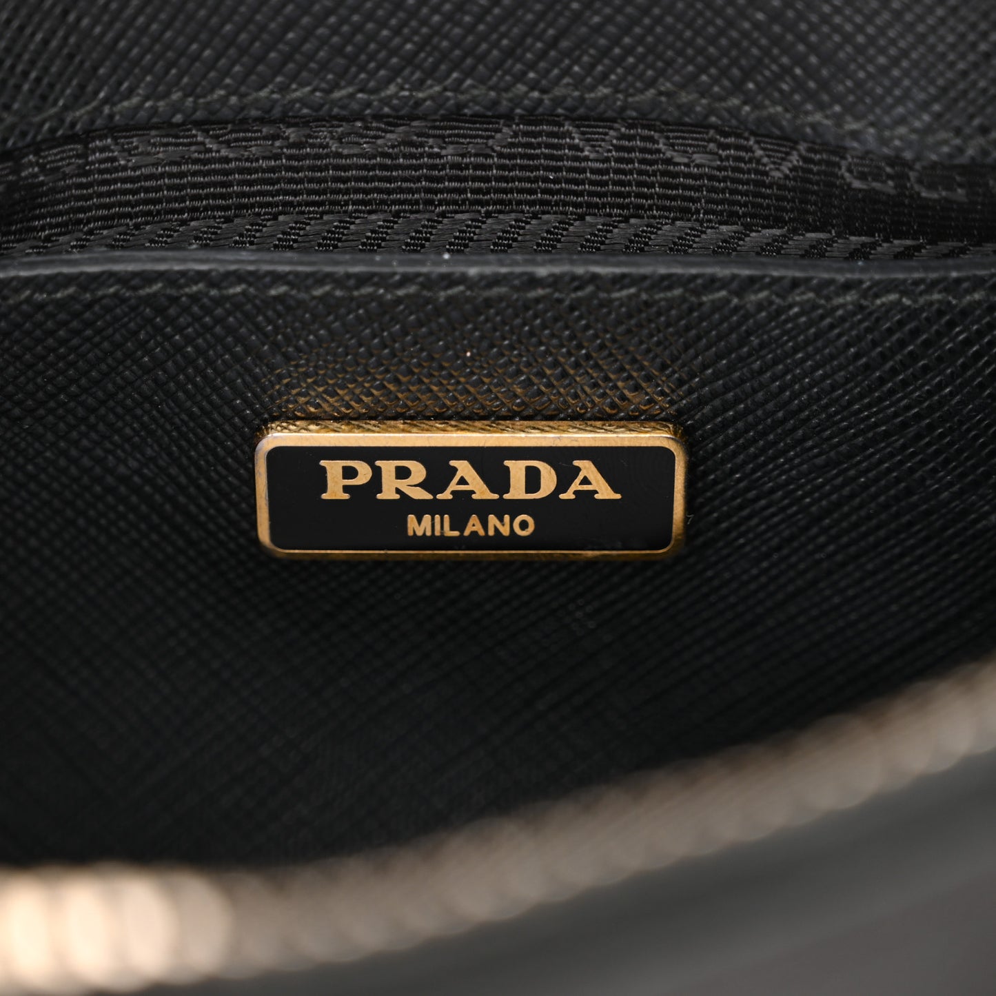 Saffiano Lux Mini Promenade Tote Black