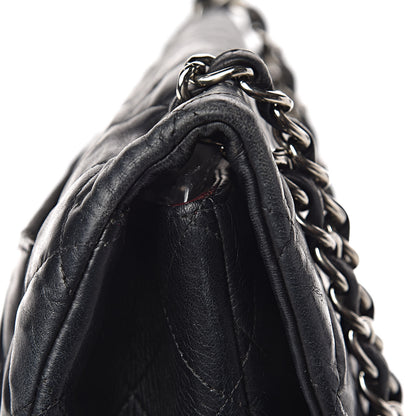 Chanel Lambskin Quilted Maxi Single Flap Black 22 of 28