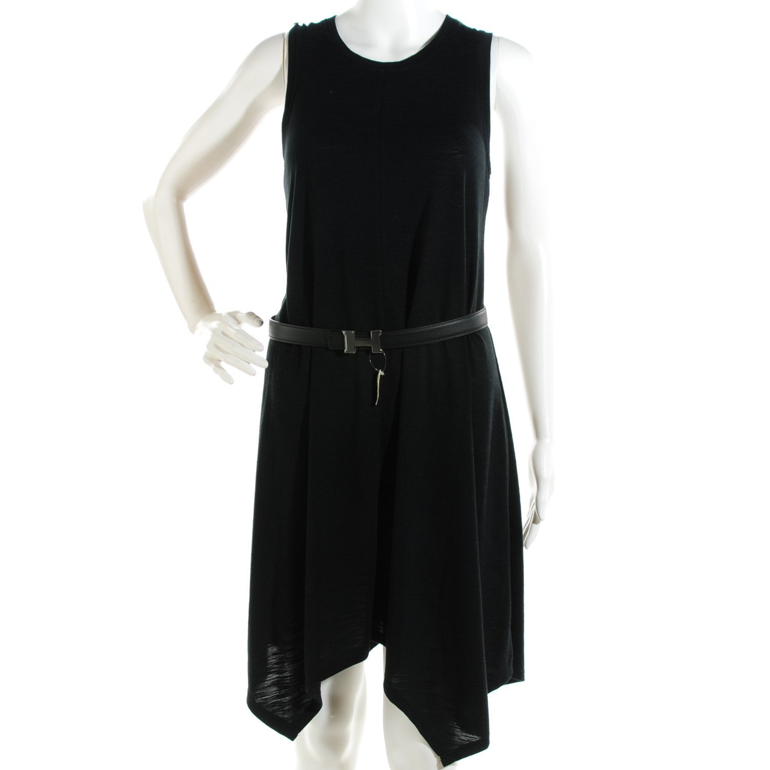 Hermes Epsom Swift 24mm H Belt 80 Silver Black 5 of 8